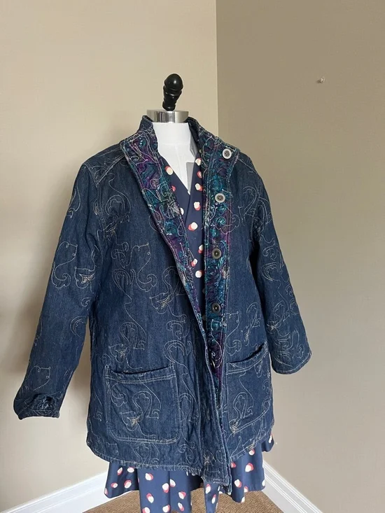 Reversible Eclectic Jacket (Jean/Quilt) - Picture 5 of 6